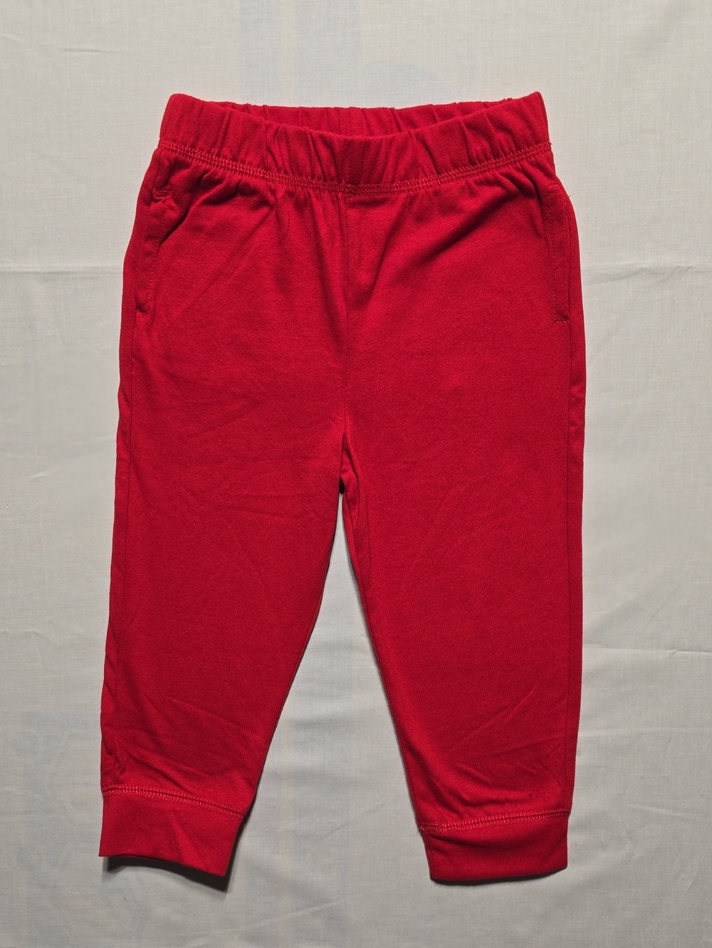 wonder Nation - Red Kids Sweatpants with Elastic Waist